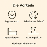 Kiddream™ – Ergonomisches Kinderkissen