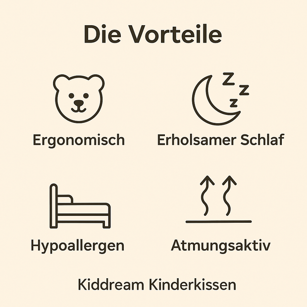 Kiddream™ – Ergonomisches Kinderkissen